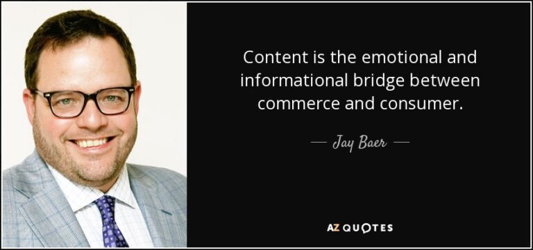 content is an emotional bridge