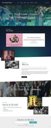 Theater Company website development by Innovast