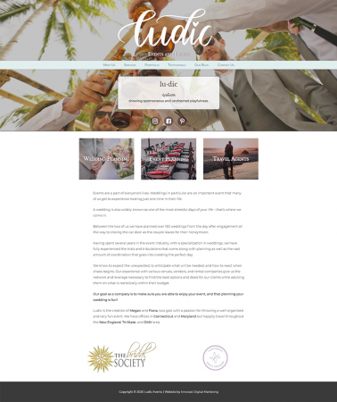 Event Planner website in WordPress by Innovast
