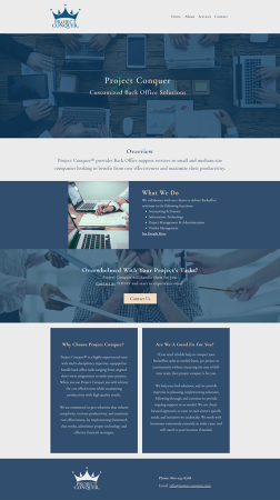 project management website by innovast on wix
