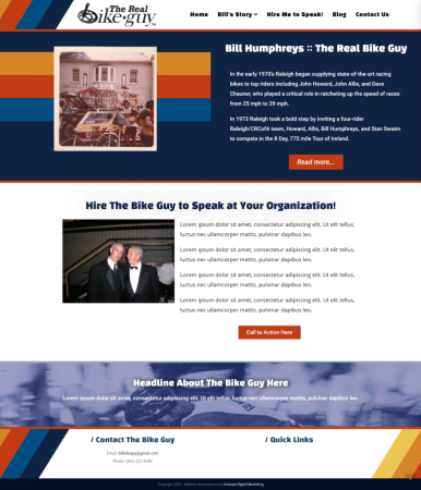 The Real Bike Guy Bill Humphreys Legacy Website