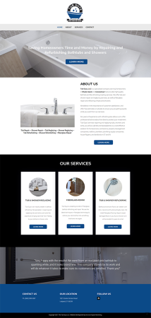 Tub Guys Ledyard CT website design by Innovast